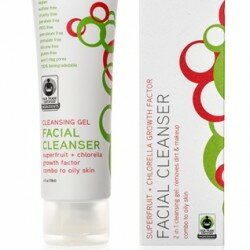 Link to Product Review: Acure superfruit + chlorella growth factor gel cleanser